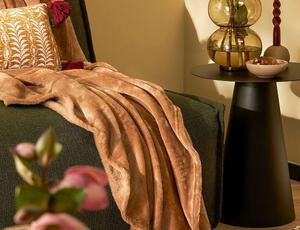 Κουβέρτα Famke In The Mood Collection με διαστάσεις 180x130cm - Light Brown
