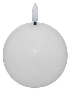 Διακοσμητικό Κερί LED Molia Atmosphera με διαστάσεις 8x8x10cm - White