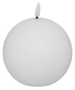 Διακοσμητικό Κερί LED Molia Atmosphera με διαστάσεις 10x10x11cm - White