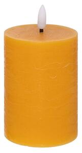Διακοσμητικό Κερί LED Molia Atmosphera με διαστάσεις 7x7x12.5cm - Yellow