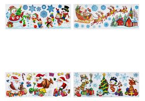 Χριστουγεννιάτικα Αυτοκόλλητα Fééric Lights & Christmas για παράθυρα, σε 4 επιλογές σχεδίων