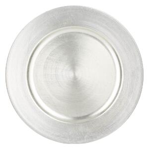Πιατέλα σερβιρίσματος Fééric Lights & Christmas με διάμετρο 33cm - Silver