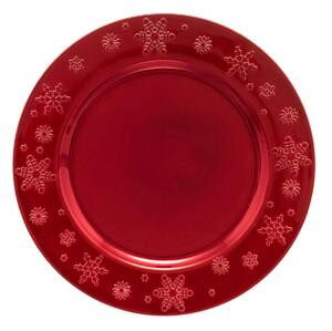 Πιατέλα σερβιρίσματος Fééric Lights & Christmas με διάμετρο 33cm - Red