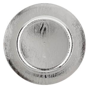 Πιατέλα σερβιρίσματος Fééric Lights & Christmas με διάμετρο 33cm - Silver