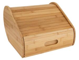 Ψωμιέρα 5five με καπάκι και διαστάσεις 30.4x33x21.6cm - Απόχρωση ξύλου
