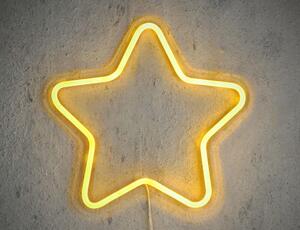 Διακοσμητικό Φωτιστικό Neon Star Luca Lighting με Dimmer και διαστάσεις 30x1.5x30cm - USB