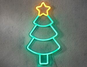 Διακοσμητικό Φωτιστικό Neon X-Mas Tree Luca Lighting με Dimmer και διαστάσεις 36x1.5x20cm - USB