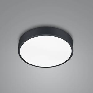 Φωτιστικό οροφής LED Waco, CCT, Ø 31 cm, μαύρο ματ