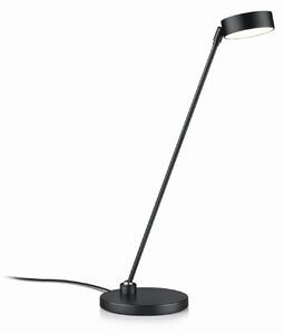 Knapstein Επιτραπέζια λάμπα LED Yori, μαύρο ματ, ύψος 50 εκ., χειρισμός με χειρονομίες, ρυθμιζόμενος, Μαύρο, Σαλόνι / τραπεζαρία, Αλουμίνιο, σύγχρονο