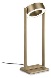 Knapstein Επιτραπέζια λάμπα LED Wega σε χρώμα «effectbronze», ύψος 45 εκ., χειρισμός με, ρυθμιζόμενος, Μπρούτζινο / Αντικέ ορείχαλκου, Σαλόνι / τραπεζαρία, Αλουμίνιο, σύγχρονο