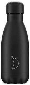 Mπουκάλι Θερμός Chilly's με χωρητικότητα 260ml και διατήρηση θερμοκρασίας 12h ζεστό / 24h κρύο - Black