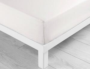 Σεντόνι Υπέρδιπλο με λάστιχο Lina Douceur d'intérieur από βαμβάκι 57TC, με διαστάσεις 160x200cm - White