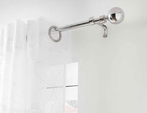Μονό Κουρτινόξυλο Sphera Douceur d'intérieur με διάμετρο 19mm και επέκταση 120 - 210cm - Chrome