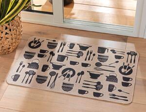 Πατάκι Κουζίνας & Εσωτερικού Kitchen Douceur dintérieur με αντιολισθητική επένδυση και διαστάσεις 45x75cm