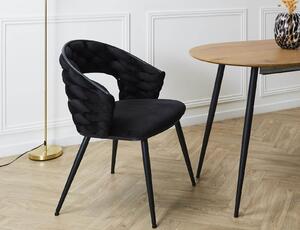 Kαρέκλα Sawyer Home Deco Factory με διαστάσεις 62x54x83cm - Black