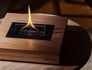 Επιτραπέζια Εστία Φωτιάς Holly Tenderflame με διάρκεια καύσης 4 - 5 ώρες, χωρητικότητα δεξαμενής 500ml και διαστάσεις 30x30x11cm - Natural