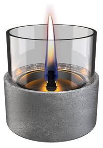 Επιτραπέζια Εστία Φωτιάς Aster 10 Lava Tenderflame με διάρκεια καύσης 4 - 5 ώρες, χωρητικότητα δεξαμενής 200ml και διαστάσεις 9.8x9.7cm - Grey