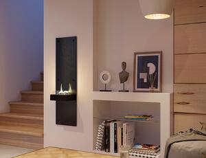 Επιτοίχιο Tζάκι Alto Tenderflame με διάρκεια καύσης 4 - 5 ώρες, χωρητικότητα δεξαμενής 500ml και διαστάσεις 40x23x130cm - Black