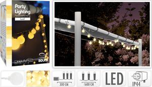 Διακοσμητικός Φωτισμός 80LED με χρονοδιακόπτη - 3 Μέτρα - Θερμό Λευκό