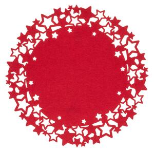 Σουπλά Fééric Lights & Christmas με διάμετρο 38cm - Red