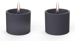 Επιτραπέζια Εστία Φωτιάς Breeze 8 Tenderflame με διάρκεια καύσης 4 - 5 ώρες, χωρητικότητα δεξαμενής 150ml και διαστάσεις 9x7.5cm - Black - 2 τεμάχια