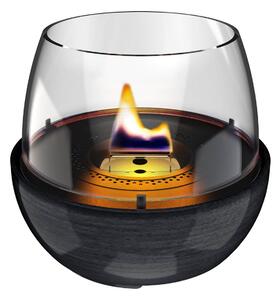Επιτραπέζια Εστία Φωτιάς Tulip 18 Reactive Glaze Tenderflame με διάρκεια καύσης 3 - 4 ώρες, χωρητικότητα δεξαμενής 250ml και διαστάσεις 19.3x18cm - Bl