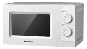 Φούρνος μικροκυμάτων Heinner HMW-MD20MWH με χωρητικότητα 20L και ισχύ 700W - White
