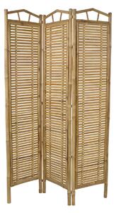 Διακοσμητικό Παραβάν Lesli Living από Ξύλο Bamboo με διαστάσεις 120x180cm - Απόχρωση Ξύλου