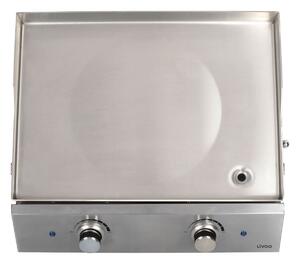 Ηλεκτρική Ψησταριά plancha Livoo DOC302 με ισχύ 2800W, ρυθμιζόμενο θερμοστάτη και επιφάνεια ψησίματος 51x36cm