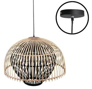Φωτιστικό Οροφής Mykel PTMD Luxury Living Μονόφωτο, με λαμπτήρα E27 και διαστάσεις 61x61x46cm - Cream
