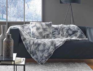 Κουβέρτα Antartic Douceur d'intérieur με εσωτερική επένδυση fleece και διαστάσεις 125x150cm - Grey