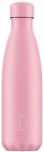 Mπουκάλι Θερμός Chilly's με χωρητικότητα 750ml και διατήρηση θερμοκρασίας 12h ζεστό / 24h κρύο - Pastel Pink