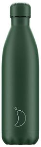 Mπουκάλι Θερμός Chilly's με χωρητικότητα 750ml και διατήρηση θερμοκρασίας 12h ζεστό / 24h κρύο - Green