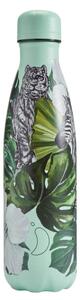 Μπουκάλι Θερμός Tropical Original Chilly's με χωρητικότητα 500ml και διατήρηση θερμοκρασίας 12h ζεστό / 24h κρύο - Wild Monstera