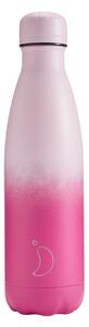 Μπουκάλι Θερμός Original Gradient Chilly's με χωρητικότητα 500ml και διατήρηση θερμοκρασίας 12h ζεστό / 24h κρύο - Rose Blush