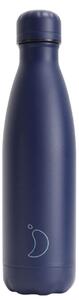 Μπουκάλι Θερμός Original Chilly's με χωρητικότητα 500ml και διατήρηση θερμοκρασίας 12h ζεστό / 24h κρύο - All Navy