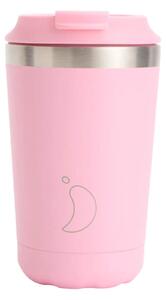 Ποτήρι Θερμός Original Chilly's με χωρητικότητα 340ml και διατήρηση θερμοκρασίας 6h ζεστό - Pastel Pink