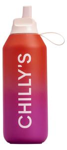 Μπουκάλι Θερμός Series 2 Flip Chilly's με πτυσσόμενο καλαμάκι, χωρητικότητα 500ml και διατήρηση θερμοκρασίας 24h κρύο - Endless Horizon