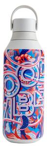 Μπουκάλι Θερμός Series 2 Urban Murals Chilly's με χωρητικότητα 500ml και διατήρηση θερμοκρασίας 12h ζεστό / 24h κρύο - Good Vibes