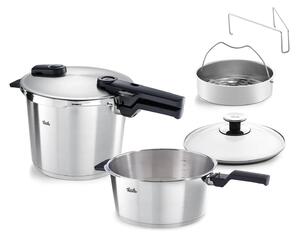 Σετ Χύτρες Ταχύτητας Fissler Premium Vitaquick με καλάθι ατμού, διάμετρο 22cm και χωρητικότητες 3.5lt/6lt - 2 τεμάχια