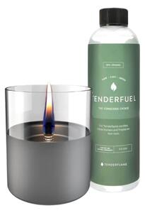 Σετ Gift Pack Επιτραπέζια εστία φωτιάς Lilly 10 & Tenderfuel 1lt Τenderflame με διάρκεια καύσης 9 - 10 ώρες, χωρητικότητα δεξαμενής 300ml και διαστάσε