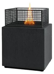 Επιδαπέδια Εστία Φωτιάς Agni 40 Tenderflame με διάρκεια καύσης 4 - 5 ώρες, χωρητικότητα δεξαμενής 1000ml και διαστάσεις 40.5x40.5x41cm - Black