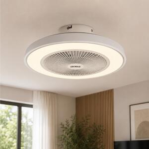 Ανεμιστήρας Οροφής Dictrolux 862200 με τηλεχειριστήριο, φωτισμό LED, διάμετρο 48cm, ισχύ 36W και 3 ταχύτητες - Λευκό