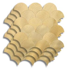 Αυτοκόλλητα Πλακάκια (Σετ 4τμχ) L-C Scale Gold 1770165