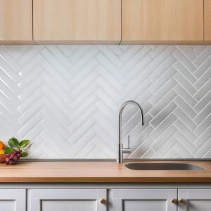 Αυτοκόλλητο 3D Πάνελ Τοίχου (30.5x25) L-C Malda White 1770156