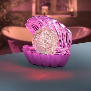Reality Leuchten LED επιτραπέζια λάμπα Shelly, ροζ, πλαστικό, 18 cm, RGB, Ροζ / Ροζέ, Σαλόνι / τραπεζαρία, Πλαστικό, Νεανική διαβίωση
