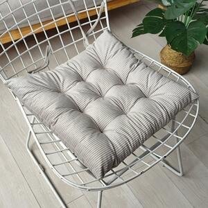 Μαξιλάρι Καρέκλας (40x40) Melinen Cord Light Grey
