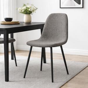 Καρέκλα Τραπεζαρίας (58.5x55x93) Spitishop Daily Black/Grey