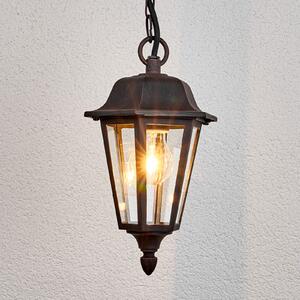 Lindby Lamina κρεμαστό φωτιστικό εξωτερικού χώρου, Ø 18 cm, φανάρι, E27