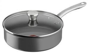 Τηγάνι βαθύ Tefal C4243253 STP24LID, 24 cm, Κεραμική επίστρωση, Thermo-Signal, Thermo-Fusion, Thermo-Spot, Induction, Γκρι